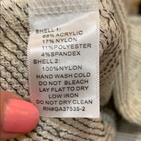 MONTEAU Sleeveless Dress Ivory Black Small EUC - Picture 8 of 8